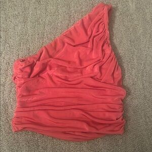PinkOne-Shoulder Women's Top